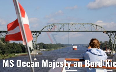 MS Ocean Majesty an Bord Kiel Kanal Passage 10.09.2017