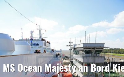 MS Ocean Majesty an Bord Kiel Kanal Passage 10.09.2017