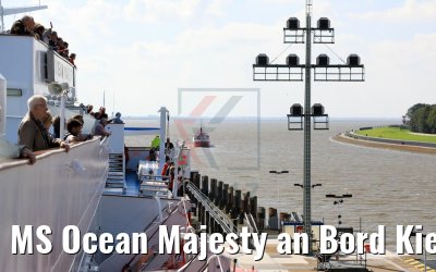 MS Ocean Majesty an Bord Kiel Kanal Passage 10.09.2017