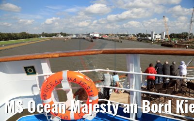 MS Ocean Majesty an Bord Kiel Kanal Passage 10.09.2017
