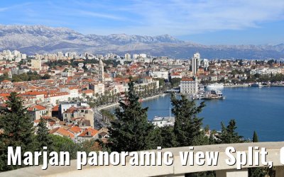 Marjan panoramic view Split, Croatia 16.10.2017