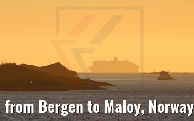 from Bergen to Maloy, Norway MS Ocean Majesty 19.06.2022