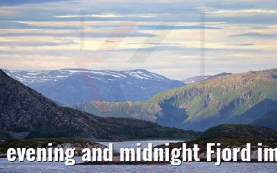 evening and midnight Fjord impressions near polar circle Norway MS Ocean Majesty 20.06.2022