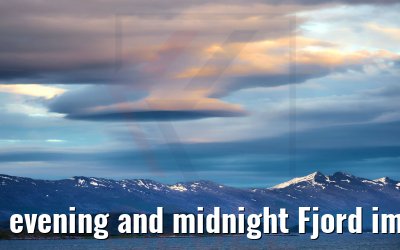 evening and midnight Fjord impressions near polar circle Norway MS Ocean Majesty 20.06.2022