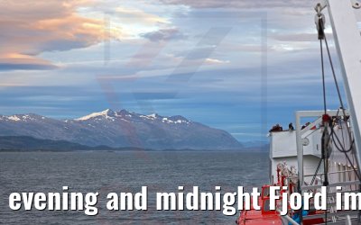 evening and midnight Fjord impressions near polar circle Norway MS Ocean Majesty 20.06.2022