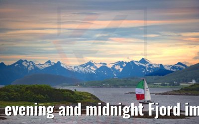 evening and midnight Fjord impressions near polar circle Norway MS Ocean Majesty 20.06.2022