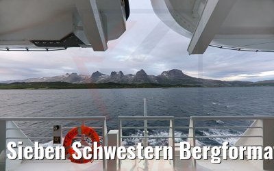 Sieben Schwestern Bergformation Norwegen MS Ocean Majesty 20.06.2022