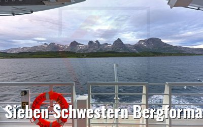 Sieben Schwestern Bergformation Norwegen MS Ocean Majesty 20.06.2022