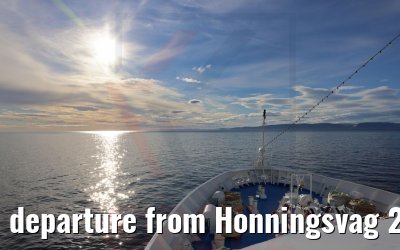 departure from Honningsvag 23.06.2022