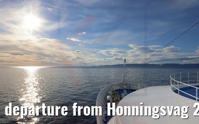 departure from Honningsvag 23.06.2022