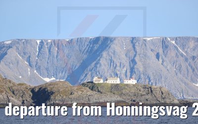 departure from Honningsvag 23.06.2022