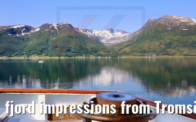 fjord impressions from Tromsö to the Tjeldsund, Norway