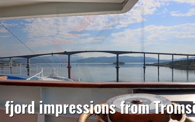 fjord impressions from Tromsö to the Tjeldsund, Norway