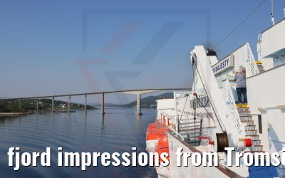 fjord impressions from Tromsö to the Tjeldsund, Norway