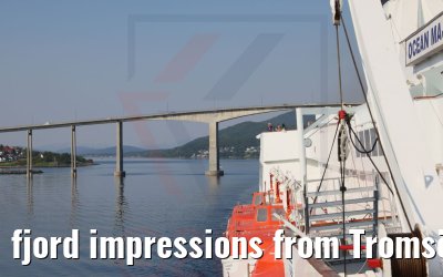 fjord impressions from Tromsö to the Tjeldsund, Norway