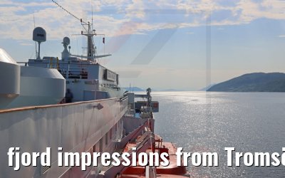 fjord impressions from Tromsö to the Tjeldsund, Norway