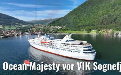Ocean Majesty vor VIK Sognefjord 30.06.2022