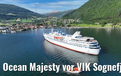 Ocean Majesty vor VIK Sognefjord 30.06.2022