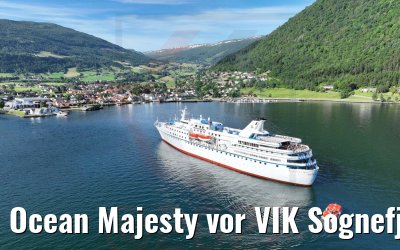 Ocean Majesty vor VIK Sognefjord 30.06.2022