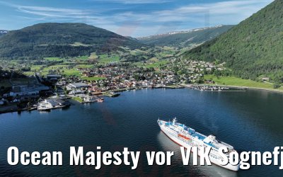 Ocean Majesty vor VIK Sognefjord 30.06.2022