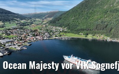 Ocean Majesty vor VIK Sognefjord 30.06.2022