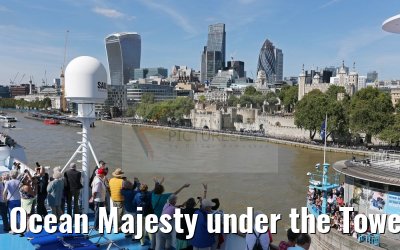 Ocean Majesty under the Tower Bridge 01.09.2016