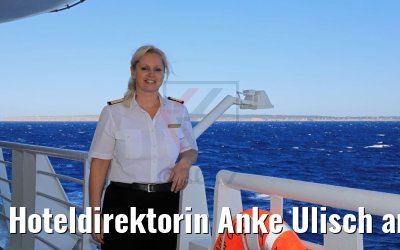 Hoteldirektorin Anke Ulisch an Bord Ocean Majesty