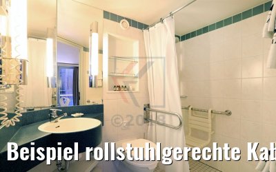 Beispiel rollstuhlgerechte Kabine 205 Bad Oberdeck MS Primadonna