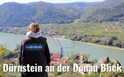 Dürnstein an der Donau Blick von Burgruine