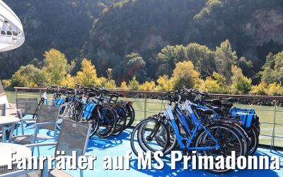 Fahrräder auf MS Primadonna