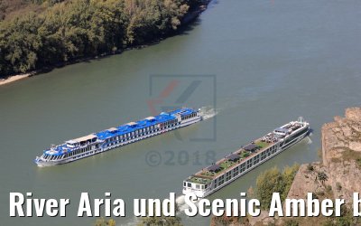 River Aria und Scenic Amber bei Dürnstein an der Donau