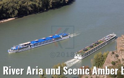 River Aria und Scenic Amber bei Dürnstein an der Donau