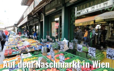 Auf dem Naschmarkt in Wien