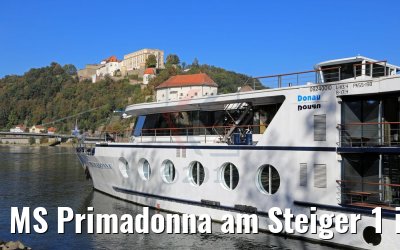 MS Primadonna am Steiger 1 in Passau