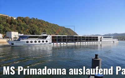 MS Primadonna auslaufend Passau 05.10.2018