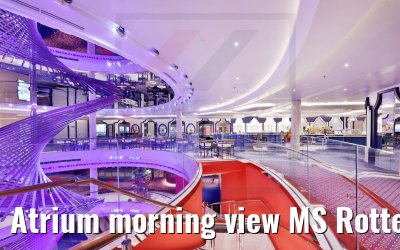 Atrium morning view MS Rotterdam