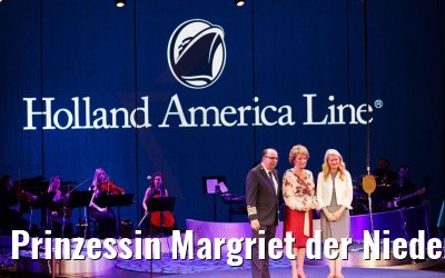 Prinzessin Margriet der Niederlande tauft MS Rotterdam