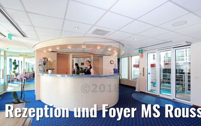 Rezeption und Foyer MS Rousse Prestige