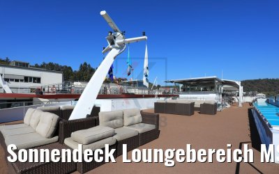 Sonnendeck Loungebereich MS Rousse Prestige