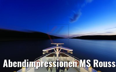 Abendimpressionen MS Rousse Prestige von Bratislava kommend 02.05.2019