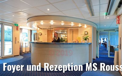 Foyer und Rezeption MS Rousse Prestige