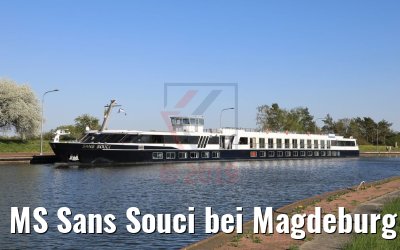 MS Sans Souci bei Magdeburg 22.04.2019