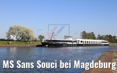 MS Sans Souci bei Magdeburg 22.04.2019