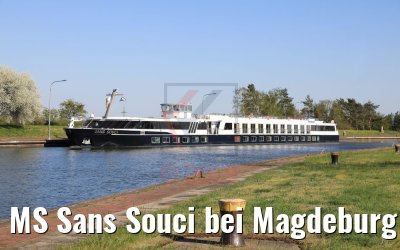 MS Sans Souci bei Magdeburg 22.04.2019