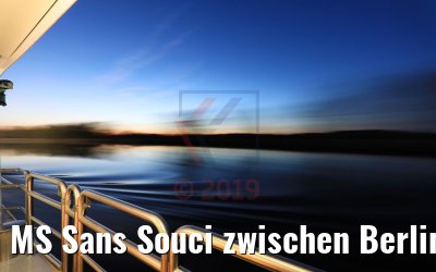 MS Sans Souci zwischen Berlin und Magdeburg 21.04.2019