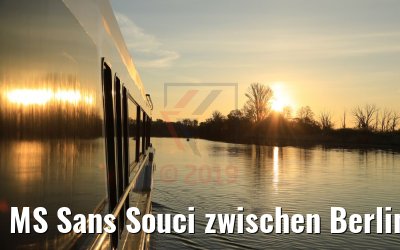 MS Sans Souci zwischen Berlin und Magdeburg 21.04.2019
