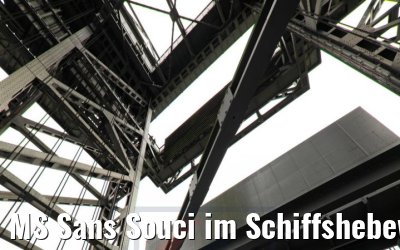 MS Sans Souci im Schiffshebewerk Niederfinow 05.10.2020