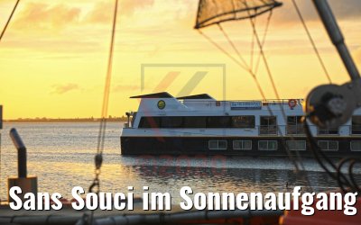 Sans Souci im Sonnenaufgang Vitte, Hiddensee 09.10.2020