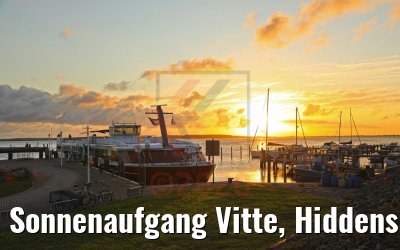Sonnenaufgang Vitte, Hiddensee mit Sans Souci 09.10.2020
