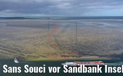 Sans Souci vor Sandbank Insel Hiddensee 09.10.2020